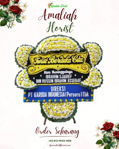Papan Bunga Duka di Parangargo